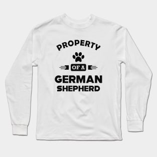 German Shepherd - Property of a German Shepherd Long Sleeve T-Shirt